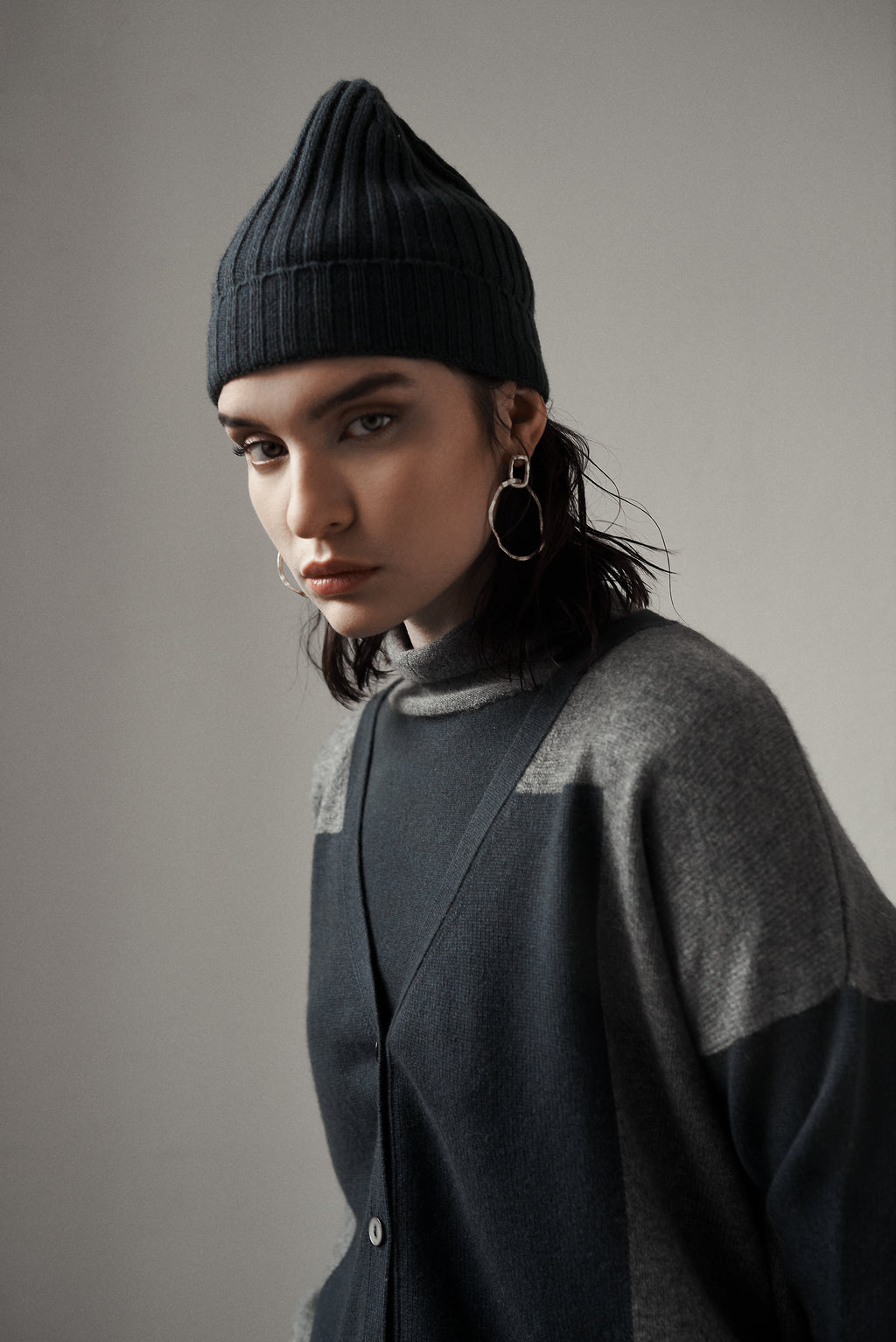 (Hr.-) Mütze Rippstrick