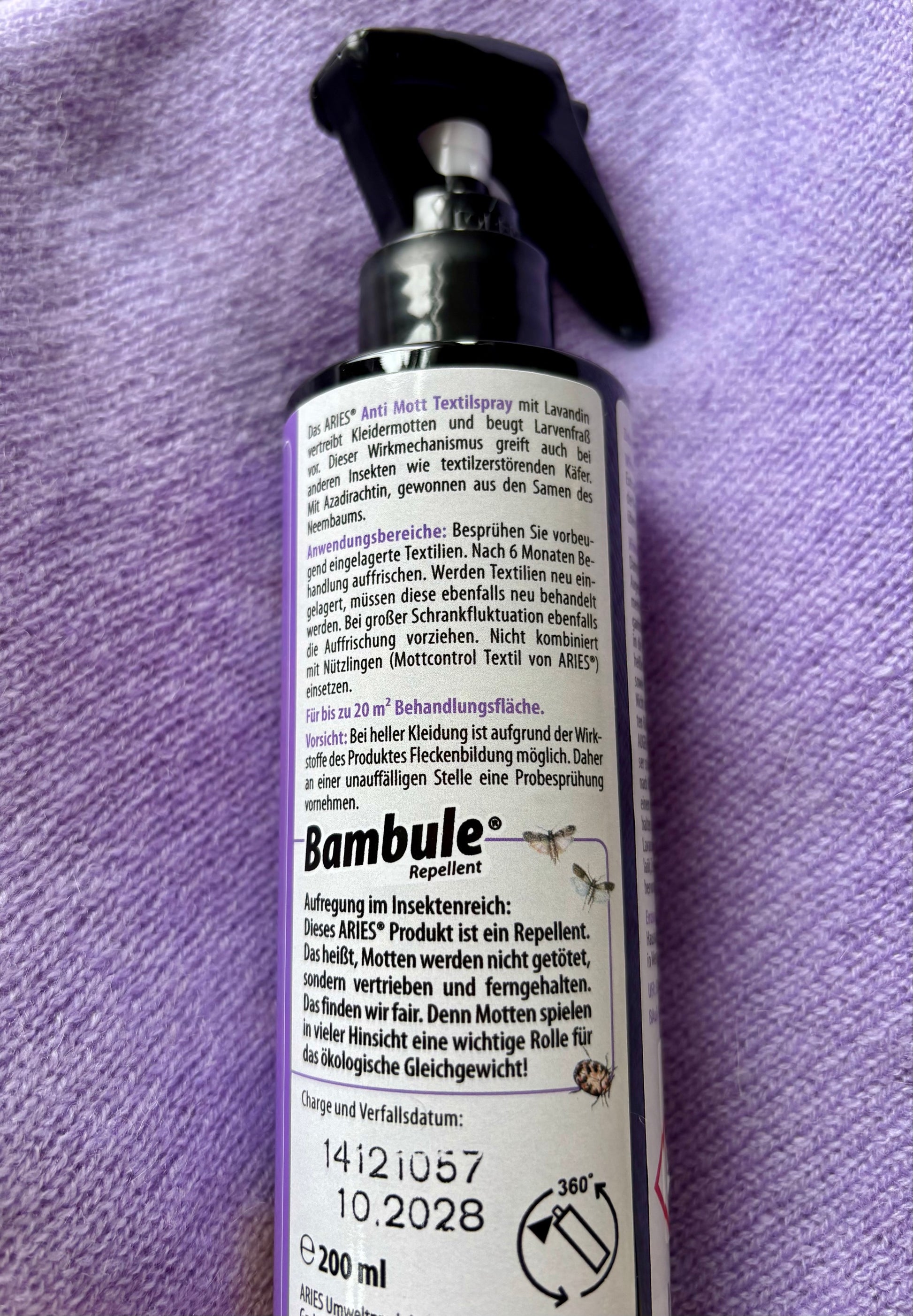 Textil-Spray Anti Mott