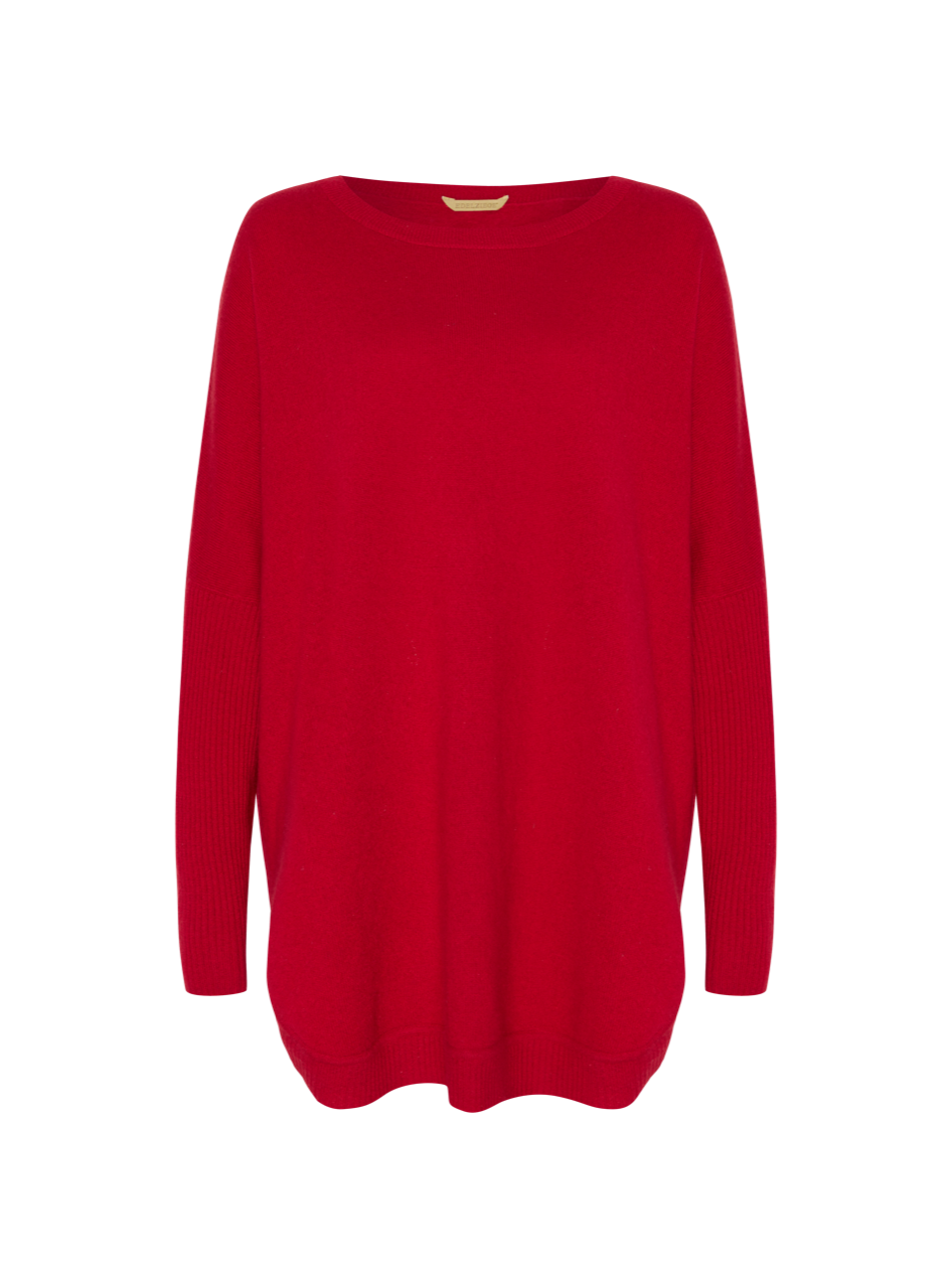 Long Pullover Rundbund