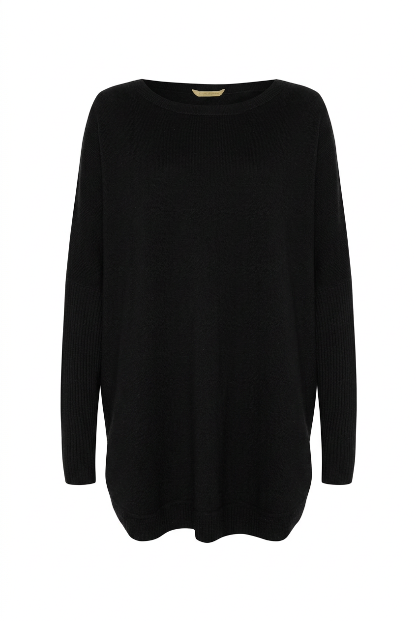 Long Pullover Rundbund