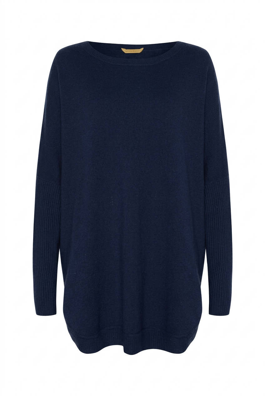 Long Pullover Rundbund