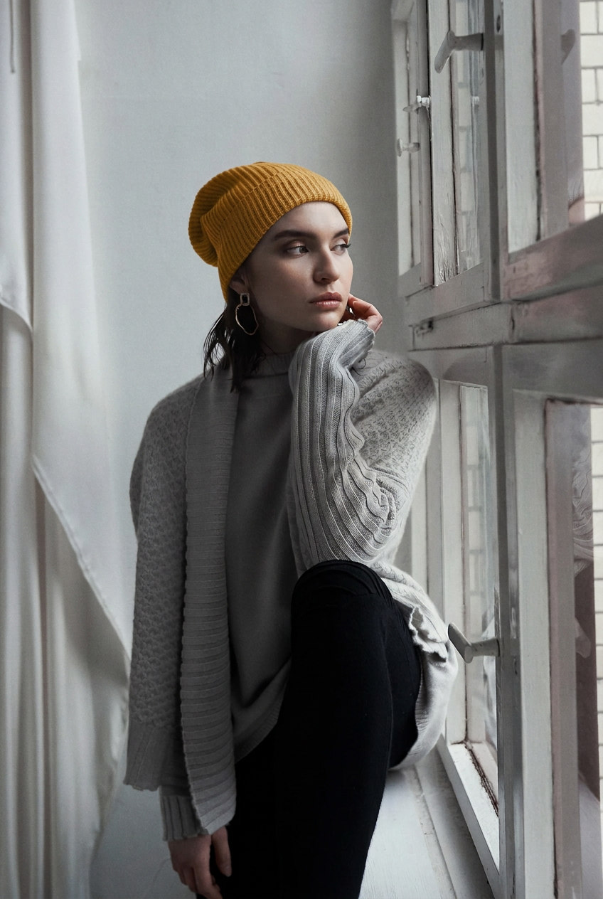 Beanie Rippstrick